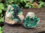 Natural Crystalline Malachite Specimens x 6 From Tenke Fungurume, Congo