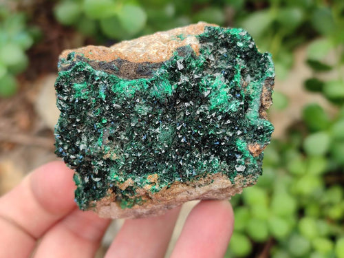 Natural Crystalline Malachite Specimens x 6 From Tenke Fungurume, Congo