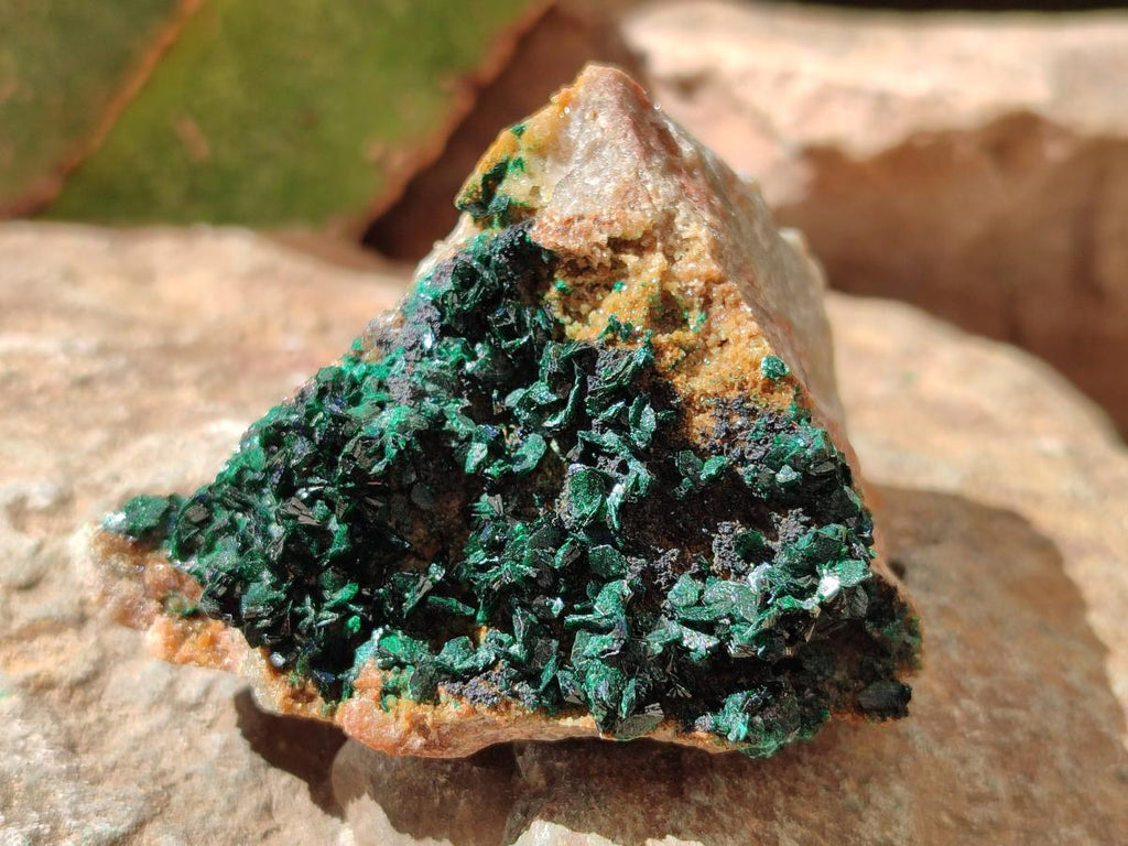 Natural Crystalline Malachite Specimens x 6 From Tenke Fungurume, Congo