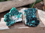 Natural Crystalline Malachite Specimens x 6 From Tenke Fungurume, Congo