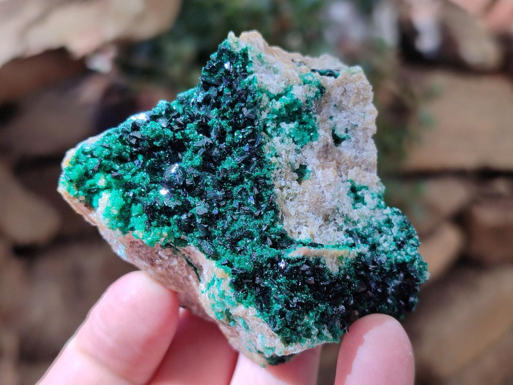 Natural Crystalline Malachite Specimens x 6 From Tenke Fungurume, Congo