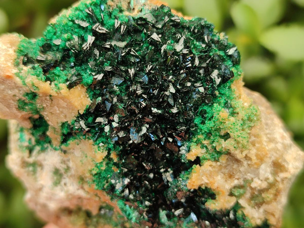 Natural Crystalline Malachite Specimens x 6 From Tenke Fungurume, Congo