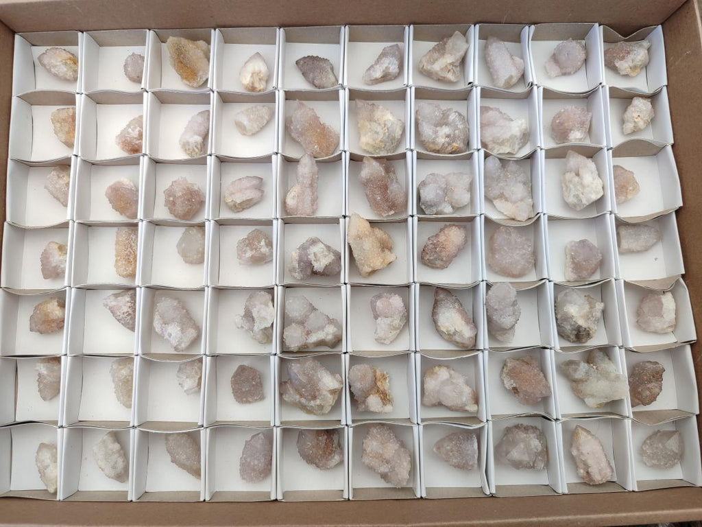 Natural Small White Spirit Quartz Crystals x 70 From Boekenhouthoek, South Africa