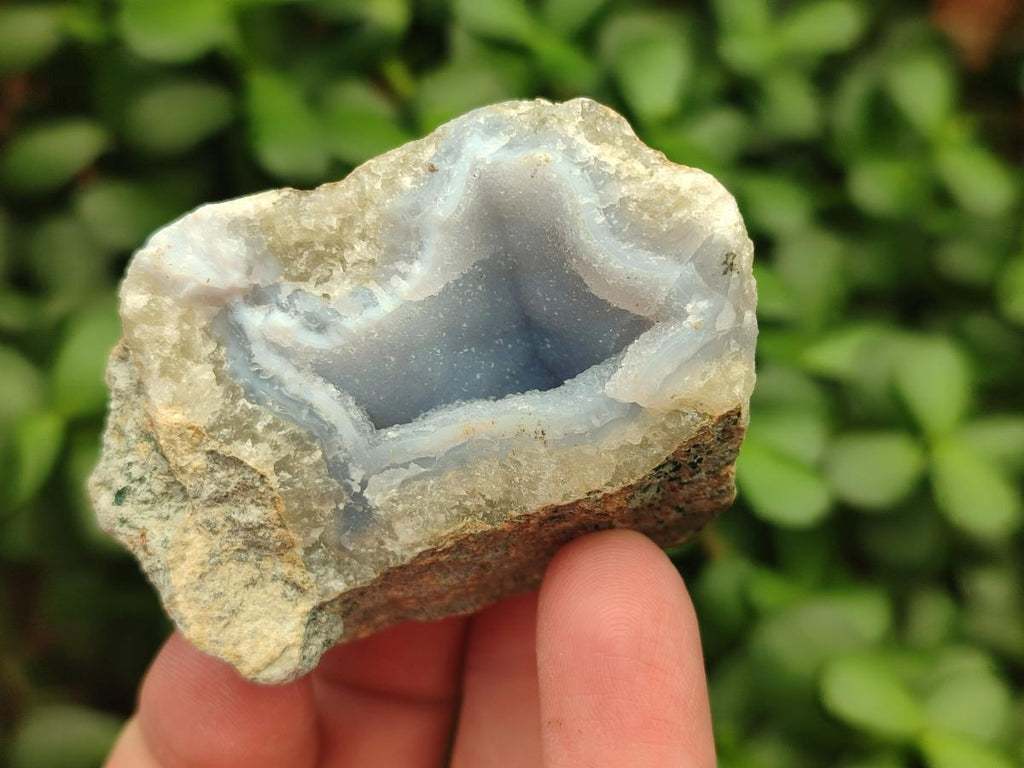 Natural Blue Lace Agate Geodes and Clusters Specimens x 24 From Nsanje, Malawi