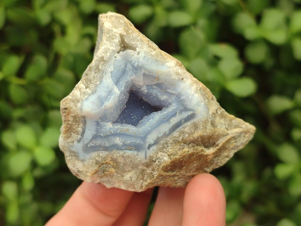 Natural Blue Lace Agate Geodes and Clusters Specimens x 24 From Nsanje, Malawi