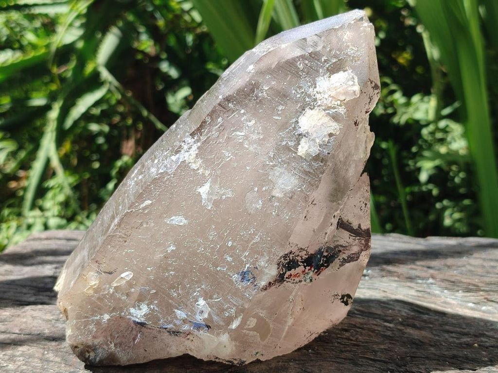 Natural Smokey Quartz Floater Crystals x 3 From Mulanje, Malawi