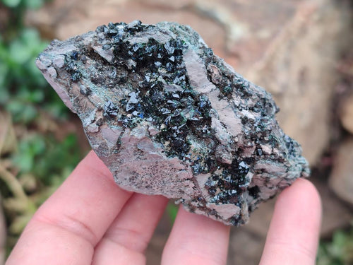 Natural Libethenite Crystals on Dolomite Matrix Specimens x 5 From Shituru, Congo