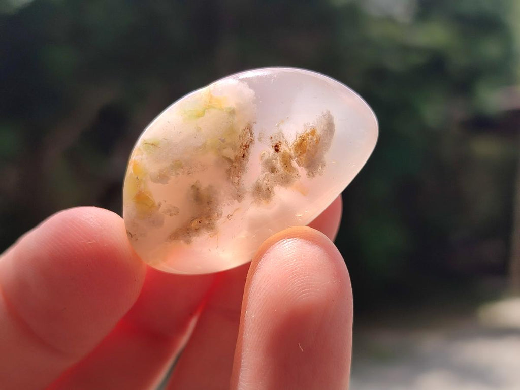 Polished Flower Agate Galets x 70 From Antsahalova, Madagascar