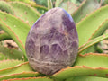 Polished Purple Chevron Amethyst Standing Free Forms x 3 From Madagascar