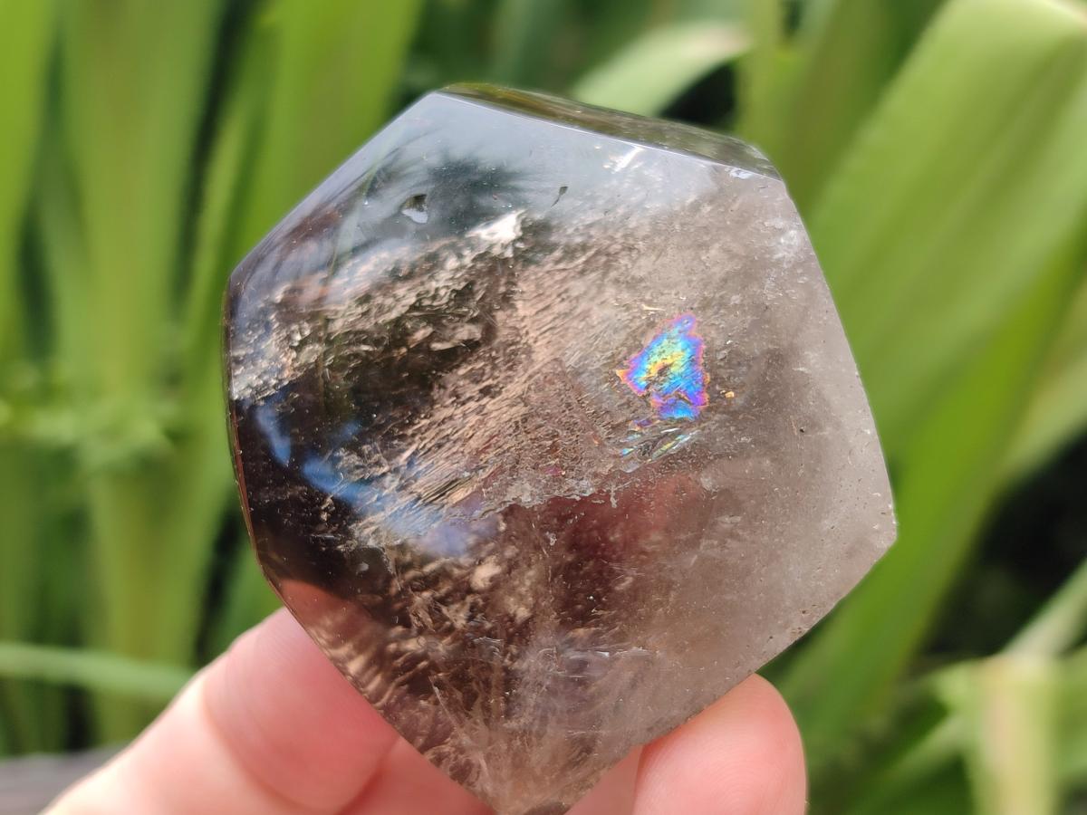 Polished Mixed Quartz Crystals with Inclusions x 7 From Madagascar
