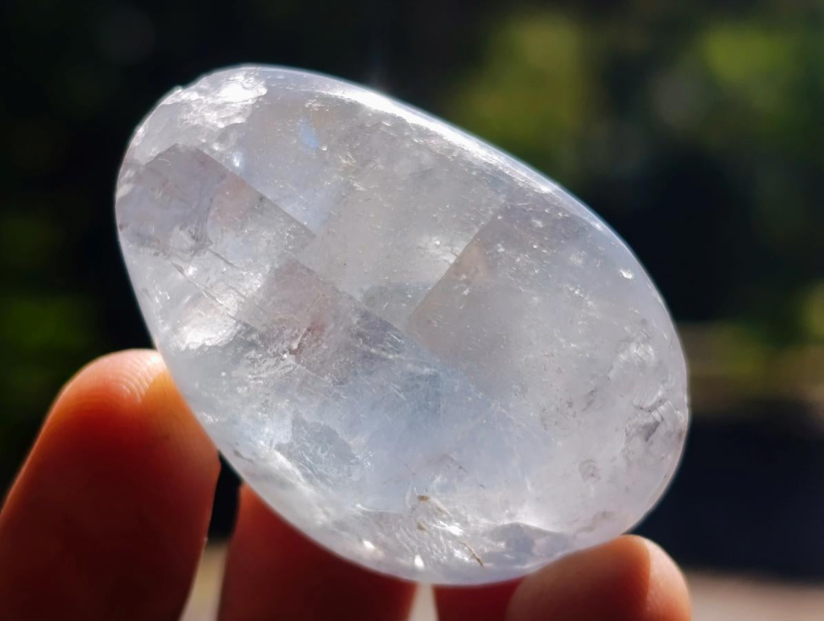 Polished Blue Celestite Free Form Crystals x 35 From Sakoany, Madagascar