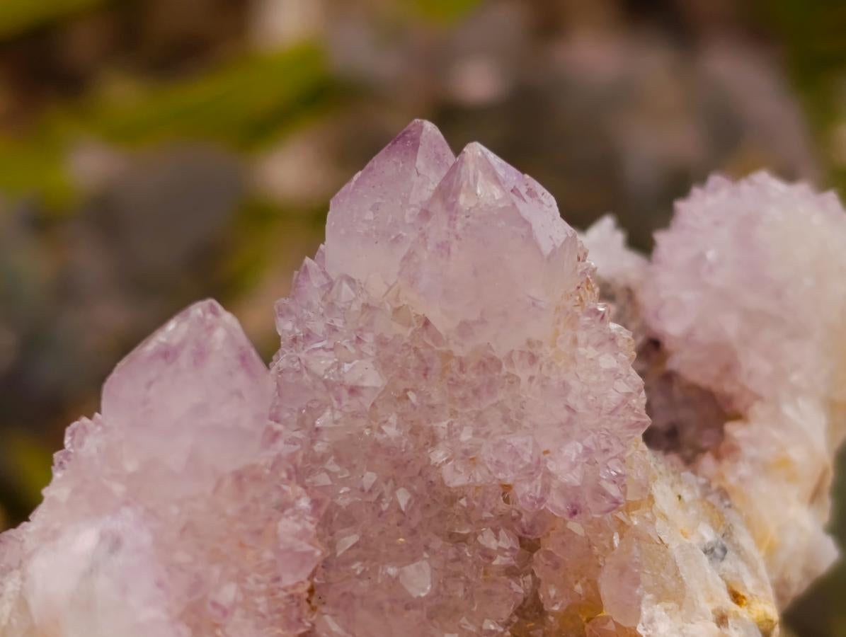 Natural Amethyst and Ametrine Spirit Clusters x 6 From Boekenhouthoek, South Africa