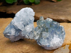Natural Blue Celestite Cluster Specimens x 24 From Sakoany, Madagascar
