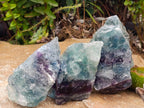 Natural Watermelon Fluorite Cobbed Specimens x 24 From Uis, Namibia