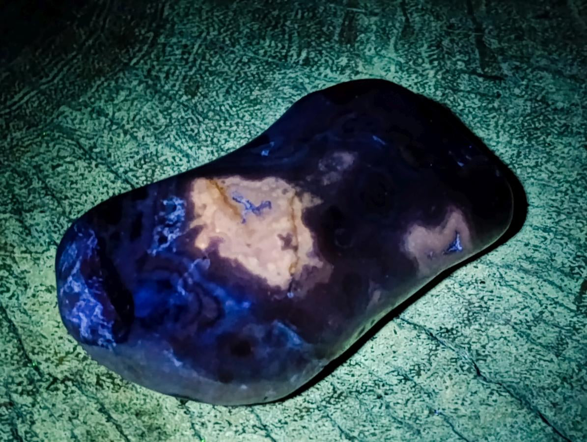 Polished Cobaltion Calcite in Dolomite Free Forms x 12 From Kakanda, Congo