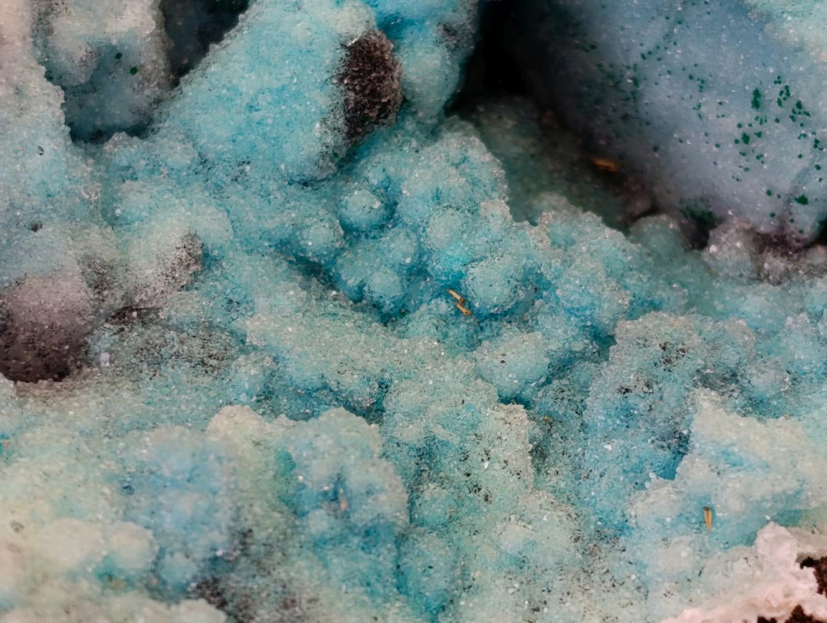 Natural Large Exquisite Drusy Coated Chrysocolla Specimen x 1 From Lupoto Mine, Congo