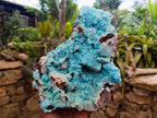 Natural Large Exquisite Drusy Coated Chrysocolla Specimen x 1 From Lupoto Mine, Congo