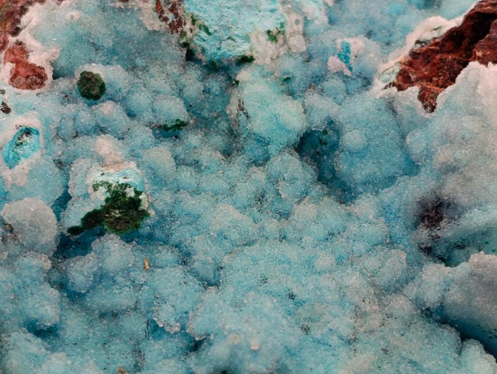 Natural Large Exquisite Drusy Coated Chrysocolla Specimen x 1 From Lupoto Mine, Congo