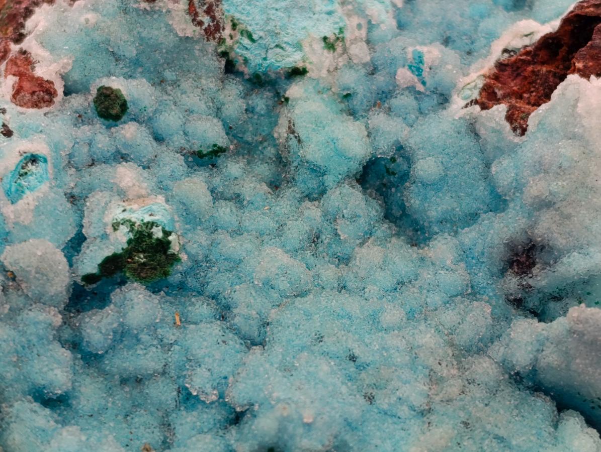 Natural Large Exquisite Drusy Coated Chrysocolla Specimen x 1 From Lupoto Mine, Congo