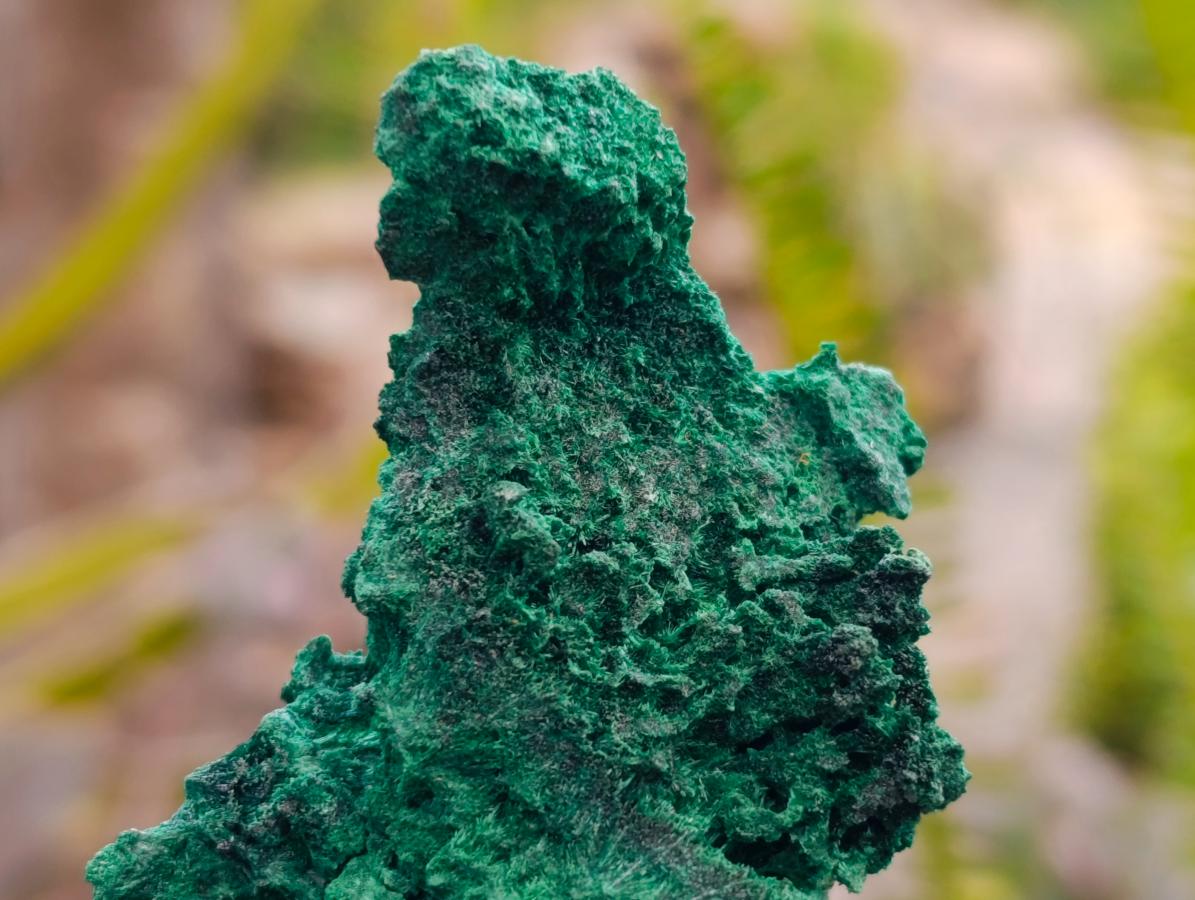 Natural Silky Malachite Specimens x 2 From Kasompe, Congo