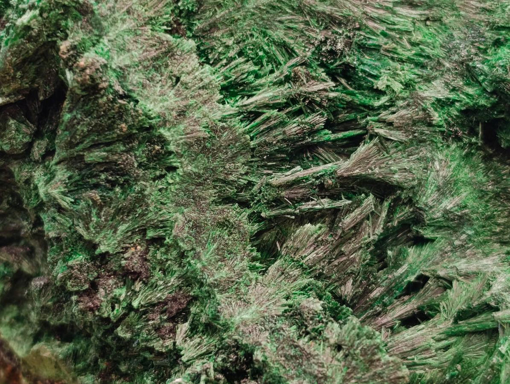 Natural Silky Malachite Specimens x 2 From Kasompe, Congo