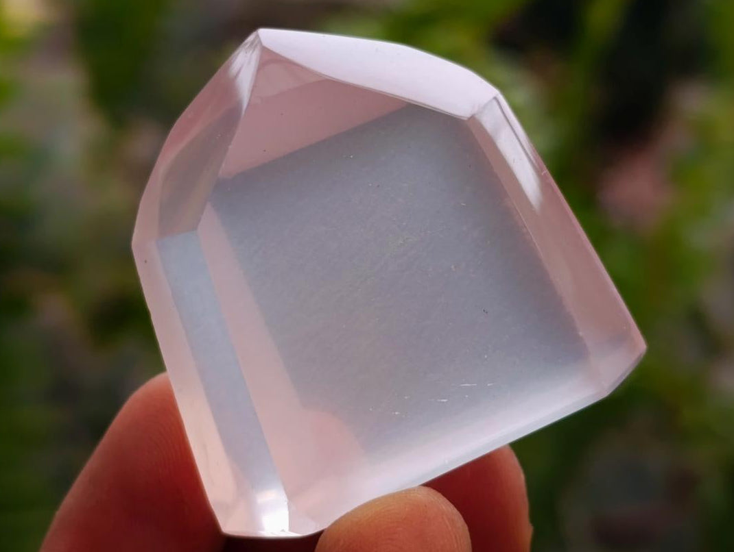 Polished Mixed Clear and Smokey Crystals with Inclusions x 20 From Madagascar