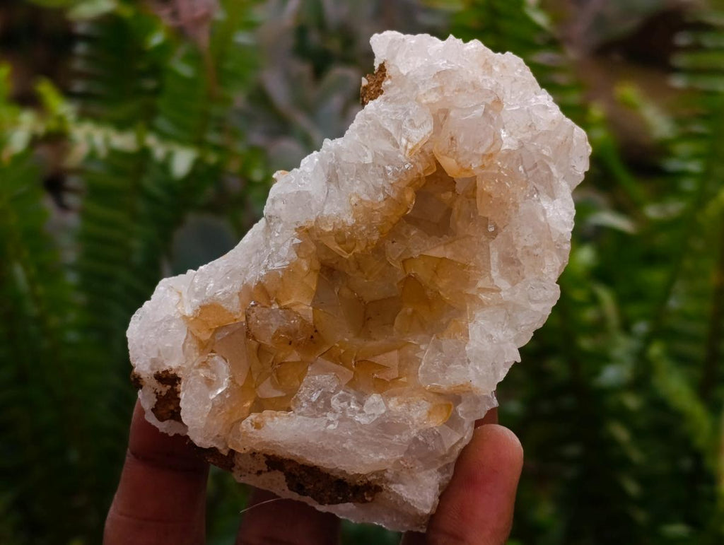 Natural Limonite Quartz Clusters x 24 From Solwezi, Zambia