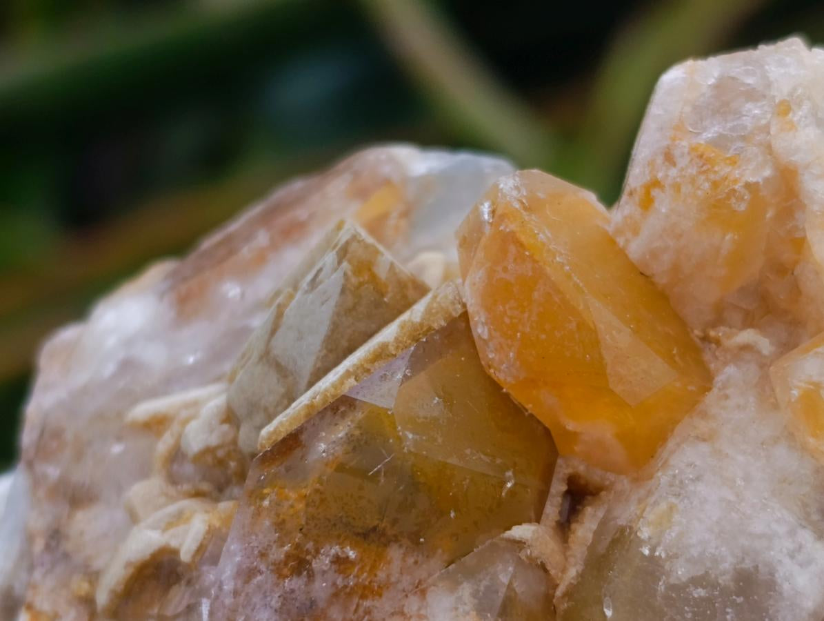 Natural Limonite Quartz Clusters x 24 From Solwezi, Zambia