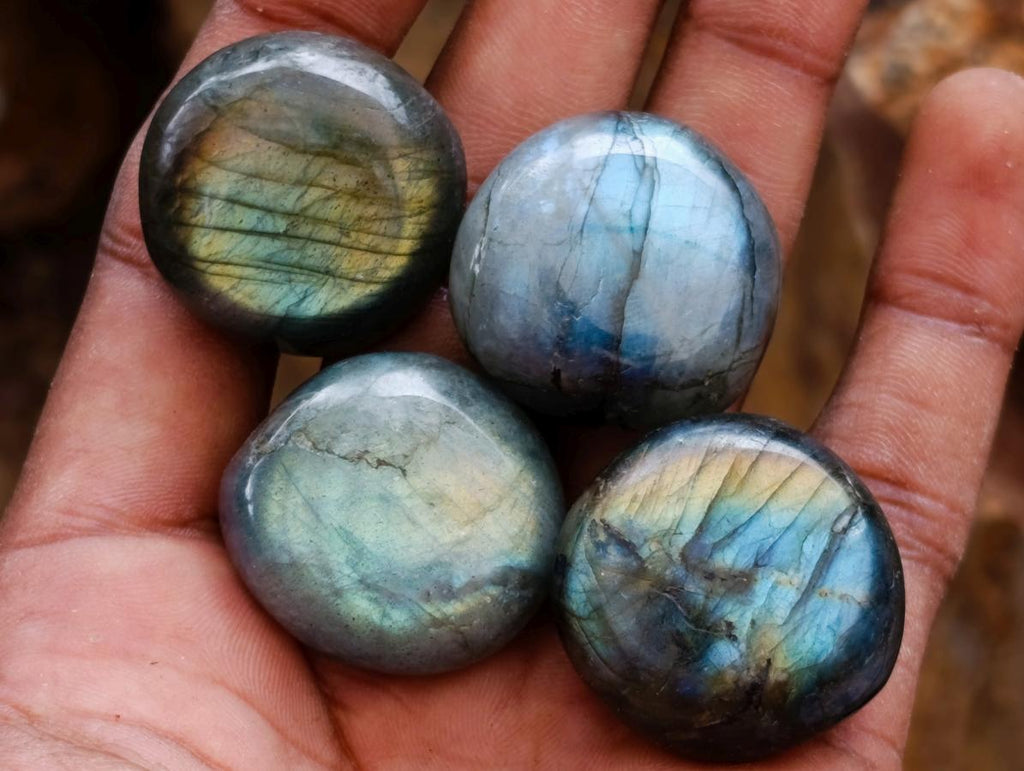 Polished Rounded Labradorite Free Forms x 77 From Madagascar