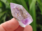 Polished Window Amethyst Crystals x 20 From Akansobe, Madagascar