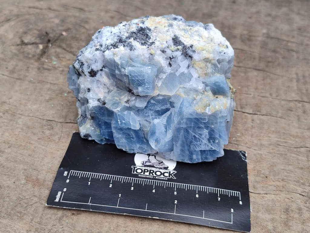 Natural Sky Blue Calcite Specimens x 12 From Spitzkop, Namibia