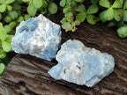 Natural Sky Blue Calcite Specimens x 12 From Spitzkop, Namibia
