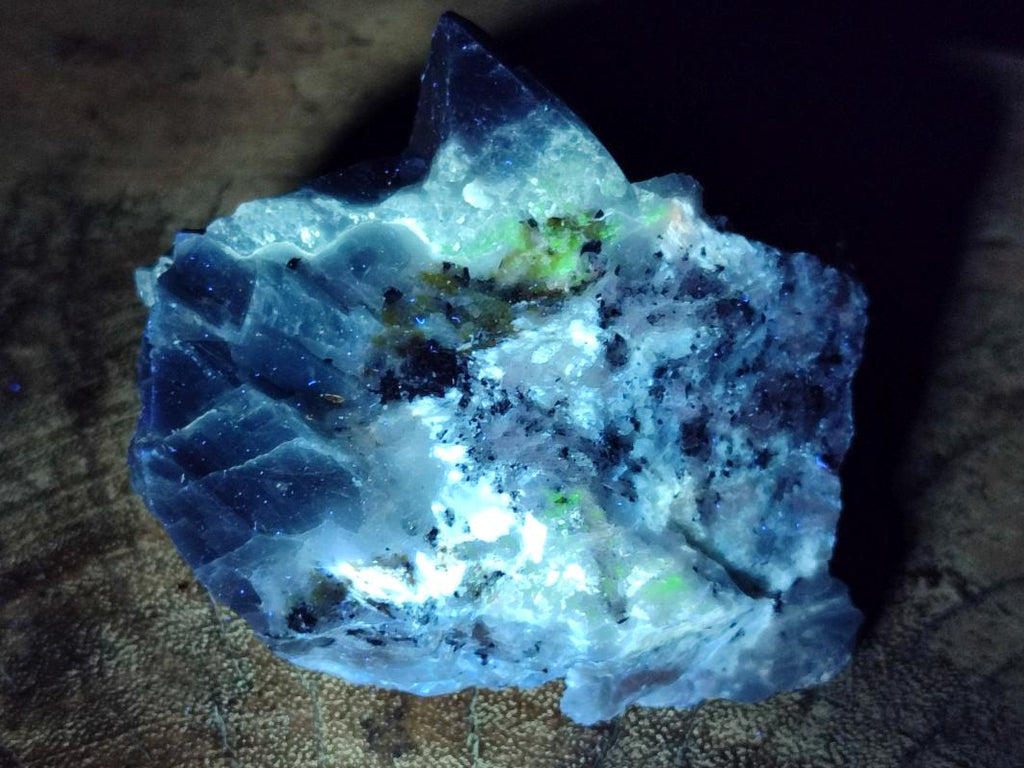 Natural Sky Blue Calcite Specimens x 12 From Spitzkop, Namibia