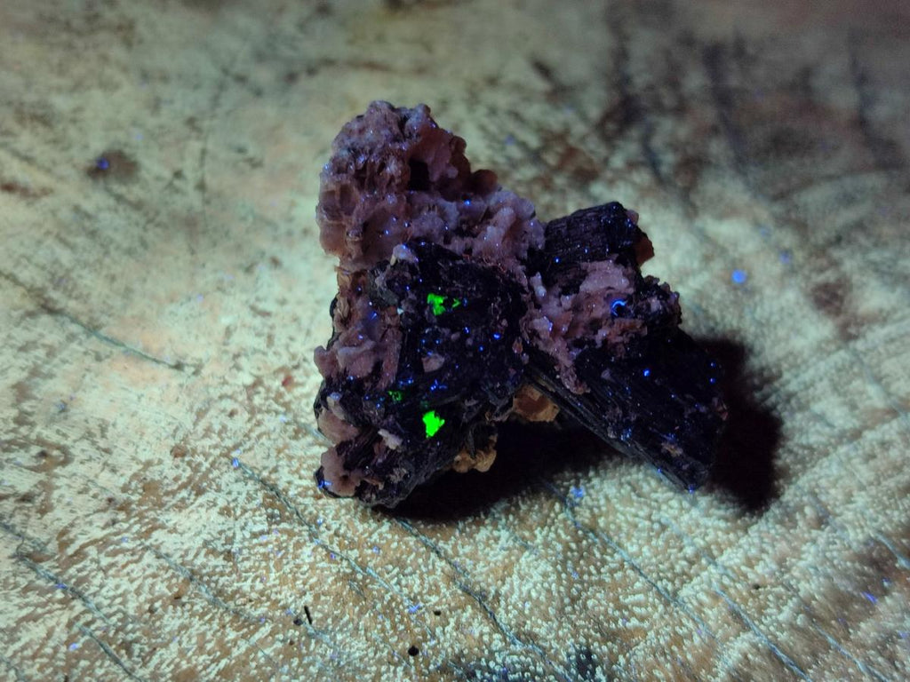 Natural Schorl Black Tourmaline with Mica x 70 From Erongo, Namibia