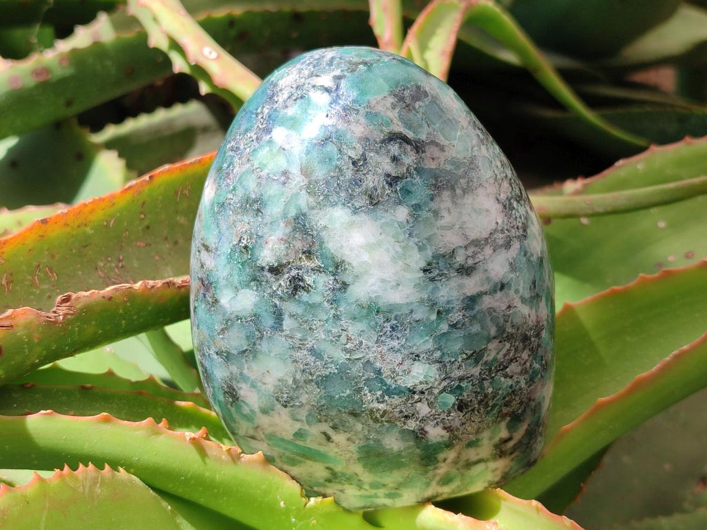 Polished Emerald Mica 'Mutokolite' Standing Free Forms x 2 From Mutoko, Zimbabwe