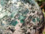 Polished Emerald Mica 'Mutokolite' Standing Free Forms x 2 From Mutoko, Zimbabwe