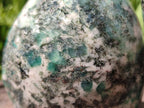 Polished Emerald Mica 'Mutokolite' Standing Free Forms x 2 From Mutoko, Zimbabwe