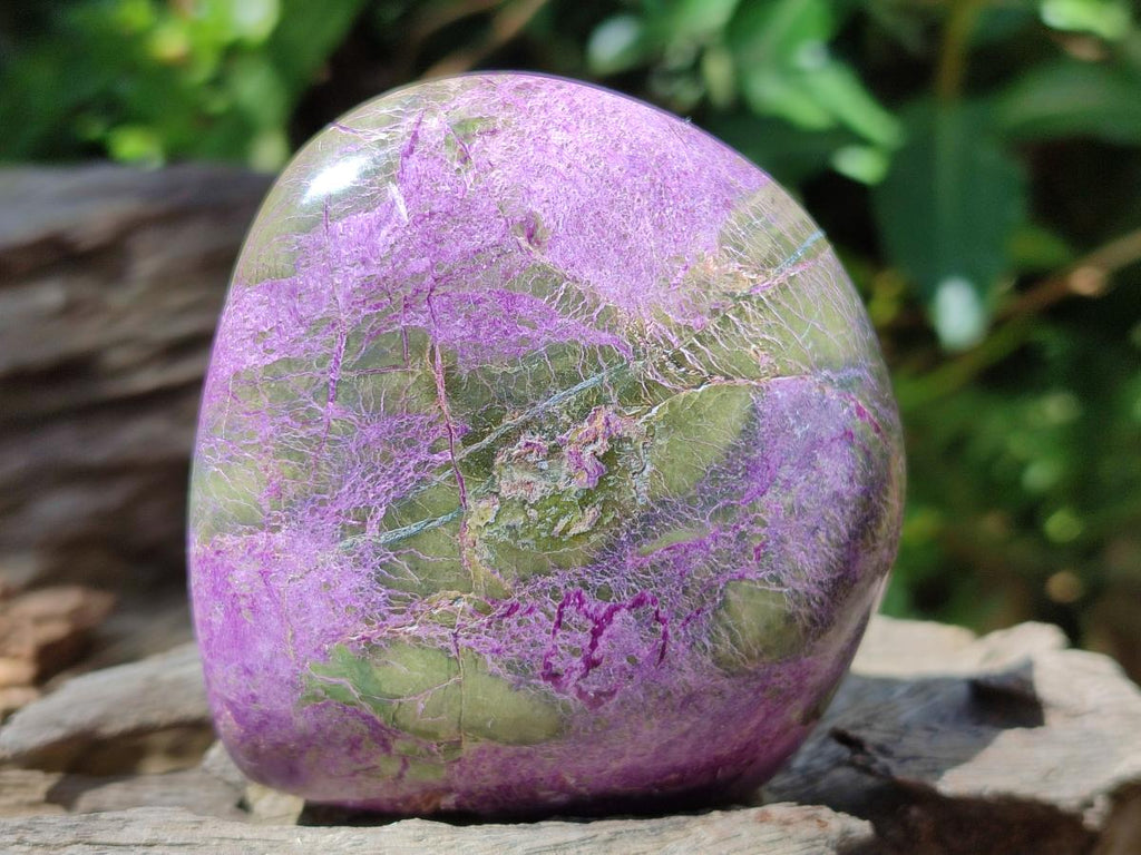 Polished Stichtite Standing Free Forms x 12 From Barberton, South Africa