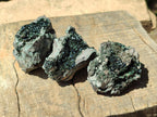 Natural Libethenite Crystals on Dolomite Matrix Specimens x 12 From Shituru, Congo