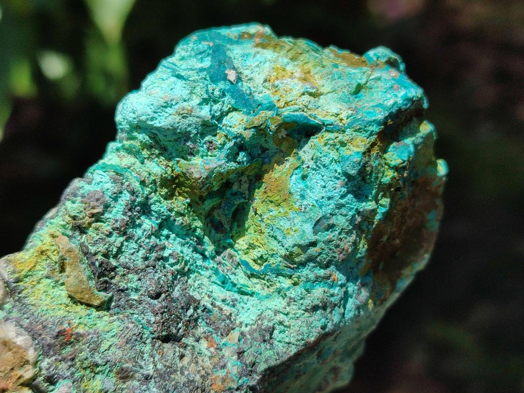 Natural Rough Shattuckite Specimens x 7 From Kaokoveld, Namibia