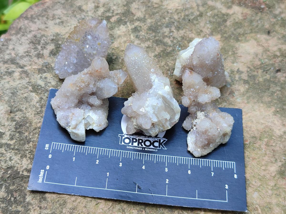 Natural Lilac Spirit Quartz Crystals x 70 From Boekenhouthoek, South Africa