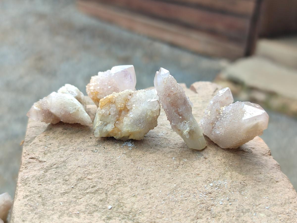 Natural Lilac Spirit Quartz Crystals x 70 From Boekenhouthoek, South Africa