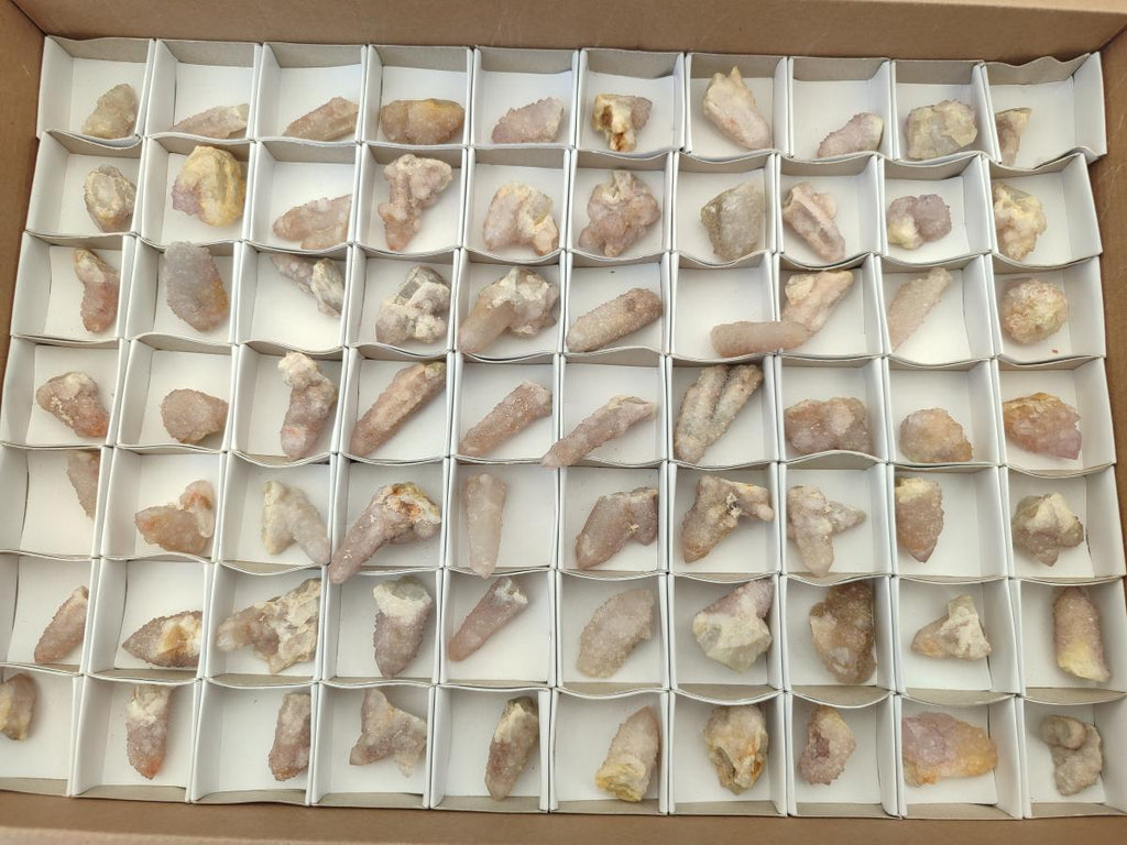 Natural Lilac Spirit Quartz Crystals x 70 From Boekenhouthoek, South Africa