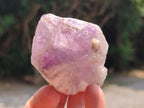 Natural Jacaranda Amethyst Single Crystals x 24 From Mumbwa, Zambia