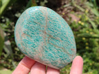 Polished Amazonite Standing Free Forms x 7 From Madagascar