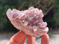 Natural Rare Amethyst Asylum Quartz Clusters x 12 From Luena, Congo