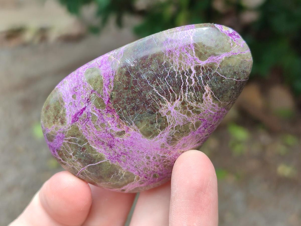 Polished Stichtite Free Forms x 12 From Barberton, South Africa