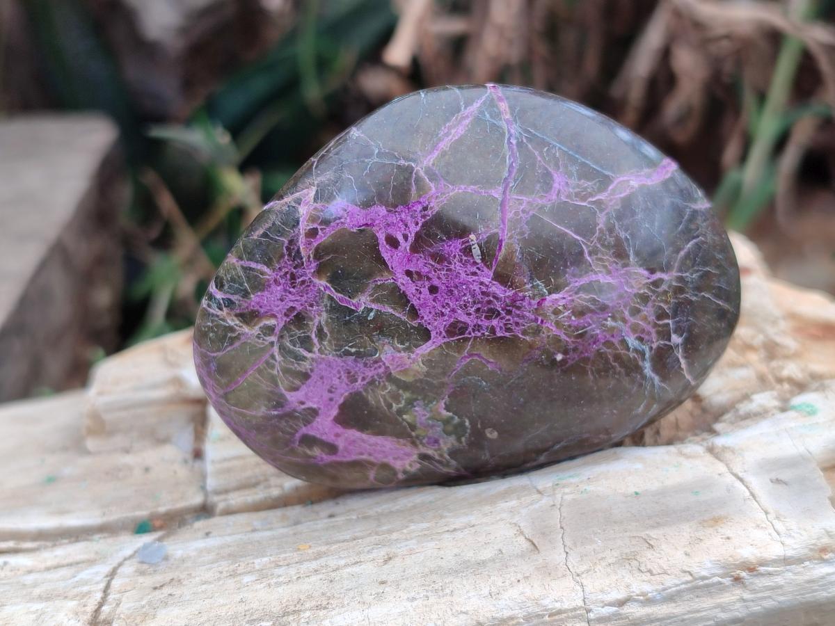 Polished Stichtite Free Forms x 12 From Barberton, South Africa