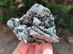 Natural Libethenite Crystals on Dolomite Matrix Specimens x 6 From Shituru, Congo - Toprock Gemstones and Minerals 