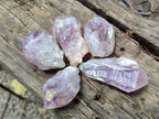 Natural Jacaranda Amethyst Single Crystals x 35 From Mumbwa, Zambia